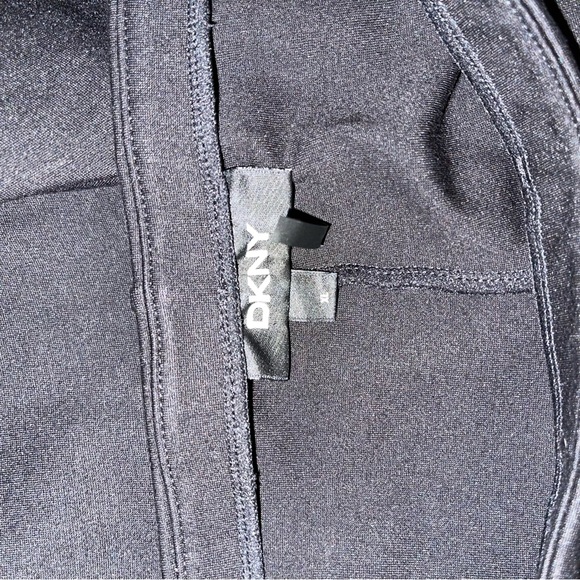 DKNY Pull On Black career pants women’s size XL - Picture 3 of 3